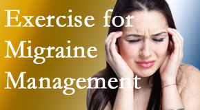 Old Mill Chiropractic includes exercise into the chiropractic treatment plan for migraine relief.