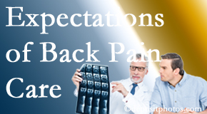 The pain relief expectations of St Peters back pain patients influence their satisfaction with chiropractic care. What is realistic?