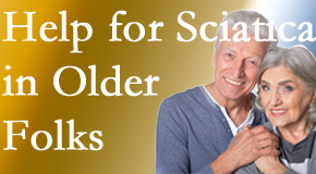 Older back pain and leg pain sufferers feel understood and are helped at Old Mill Chiropractic.