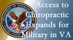 St Peters chiropractic care helps relieve spine pain and back pain for many locals, and its availability for veterans and military personnel increases in the VA to help more.