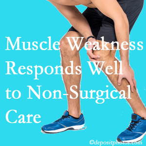  St Peters chiropractic non-surgical care manytimes improves muscle weakness in back and leg pain patients.