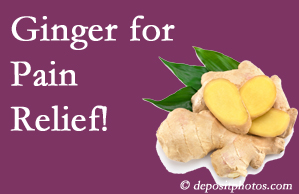 St Peters chronic pain and osteoarthritis pain patients will want to check out ginger for its many varied benefits not least of which is pain reduction.