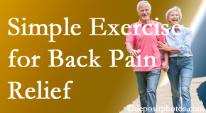 Old Mill Chiropractic encourages simple exercise as part of the St Peters chiropractic back pain relief plan.