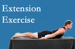 Old Mill Chiropractic recommends extensor strengthening exercises when back pain patients are ready for them.