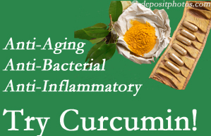 Pain-relieving curcumin may be a good addition to the St Peters chiropractic treatment plan. 