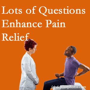 The St Peters chiropractic back pain treatment plan is directed by patient feedback on how their pain is. 