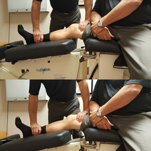 picture St Peters chiropractic distraction treatment for knee pain